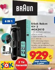 BRAUN ERKEK BAKIM KİTİ 3 MGK3410